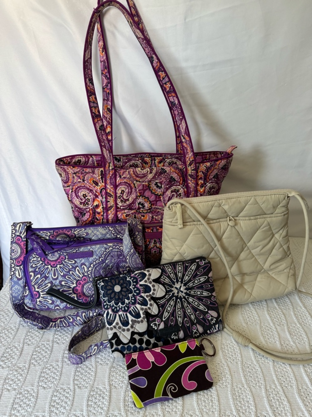 Vera Bradley 5pc EUC bag bundle